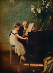 Musiklektionen, 18. århundrede