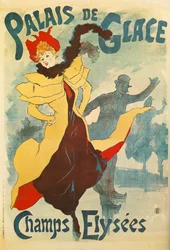 Jules Cheret: Ispaladset - Champs Elysees ... (litografi)