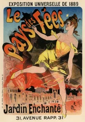 Plakaten Feernes land, 1889