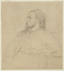 Portræt af Constant Moyaux, arkitekt, 1865