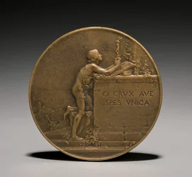 Medalje bagside, 1800-tallet.