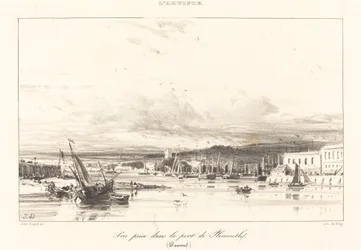 Vis i Plymouth Port (udsigt taget i havnen i Plymouth)