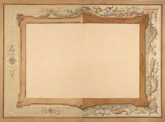 Design til et loft, anden halvdel af 1800-tallet. Skaber: Jules-Edmond-Charles Lachaise, Eugène-Pierre Gourdet.