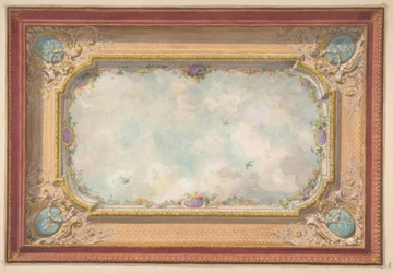 Design til et loft med trompe loeil sky