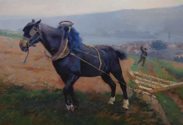 Landskab ved Romeny, The Horse