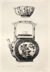Den keramiske kunsts historie: En beskrivende og filosofisk undersøgelse af keramik... Plade IV, 1877.