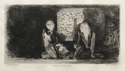 Elfenben og Celadon, 1872.