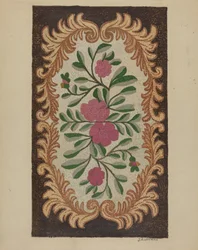 Hooked Rug, ca. 1936.