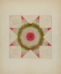 Patchwork Quilt, ca. 1936.