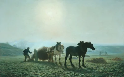 Heste på en mark, 1873