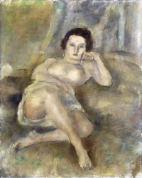 Liggende pige, 1925