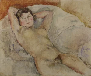 Liggende nøgen, ca. 1909