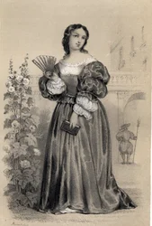 Vittoria (Victoria) Colonna (1490 - 1547), Marquise af Pescaire (Pescara) italiensk kvinde med bogstaver fra begyndelsen af det 16. århundrede,