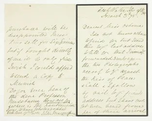 Autograferet brev