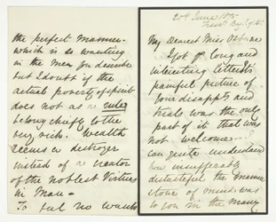 Autograferet brev