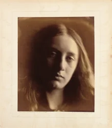 May Prinsep som Sankt Johannes, 1866 (albumenprint)