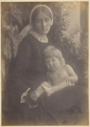 Mrs. Herbert Duckworth med Gerald Duckworth