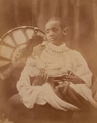 Prins Dejatch Alamayou af Abessinien, ca. 1868