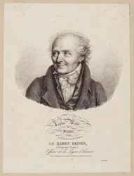 Det Kongelige Institut i Frankrig / Akademiet for Skønne Kunster (Maleri) / Baron Denon / (Dominique Vivant) / Officer af Æreslegionen.