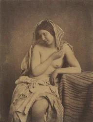 Studie efter naturen, ca. 1853-1855.