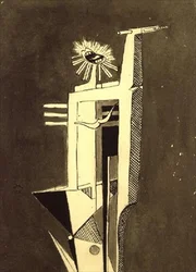 Skrigende figur, Profeten, 1941