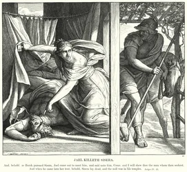 Jael Killeth Sisera (gravering)