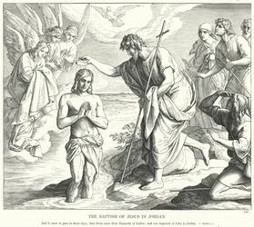 Jesu dåb i Jordan (gravering)
