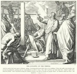 Templets bygning (gravering)