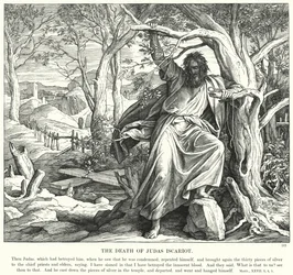 Judas Iskariots død (gravering)