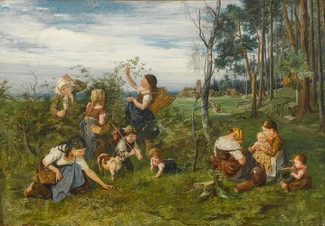 I hindbærene. 1876