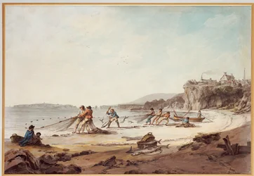 Et tegnenet i Tenby, 1795