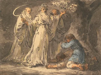 Druiderne skærer mistelten af det