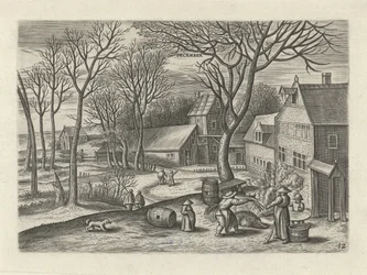 december (titel på objekt) De tolv måneder (serietitel)