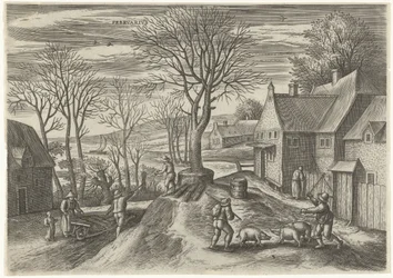 februar Febrvarivs (titel på objekt) De tolv måneder (serietitel)