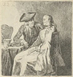Mand og kvinde ved et bord