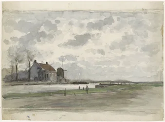 Sejl med en vindmølle