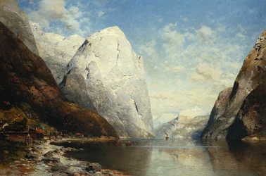 En norsk fjord, 1891