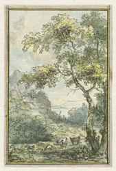 Landskab med kvæg