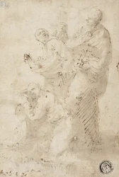 En gruppe af figurer, ca. 1649