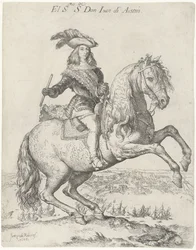 Ridesportræt af Don Juan af Østrig El S.mo S.or Don Juan de Austria (titel på objektet)