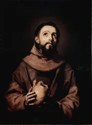 St. Frans af Assisi (olie på lærred