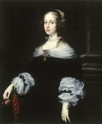 Portræt af grevinde Teresa Dudley di Carpegna, 1654