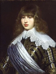 Portræt af Prins Waldemar Christian af Danmark (1603-47) (olie på lærred)