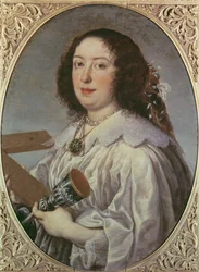 Portræt af Vittoria della Rovere som St. Helena, 1669