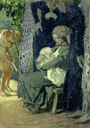 Hellig Familie, ca. 1913 (olie på lærred)