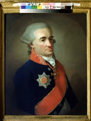 Portrait du poete et ecrivaine ruse Mikhail M. Heraskov (Mikhail Matveevich Heraskov