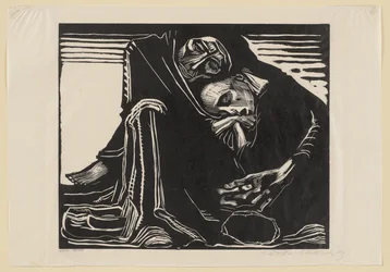 Endelig tredje version. Til mappen „Årbog for originalgrafik“, 3. årgang, Berlin: Wohlgemuth & Lissner, 1921