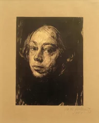 Käthe Kollwitz / Selvportræt 1901