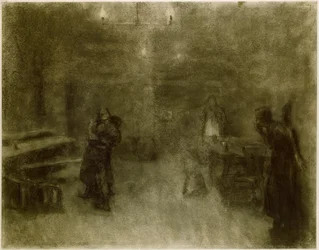 Käthe Kollwitz, scene fra Germinal