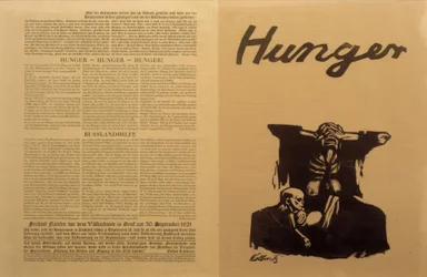 Sovjetrusland, fødevarekrise / pjece, K. Kollwitz